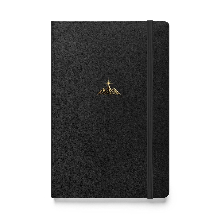 Black Three Mountaintops notebook